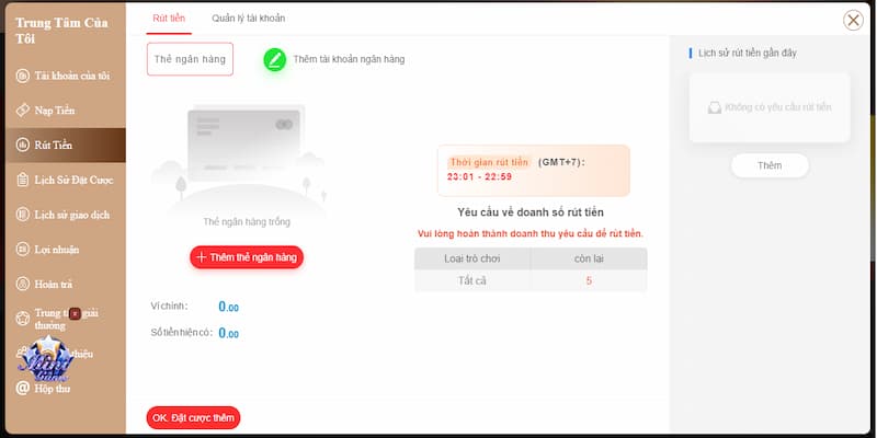 Bạn cần điền các thông tin chính xác để hướng dẫn rút tiền C54 hiệu quả