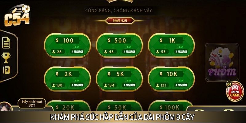 Giới thiệu về bài phỏm 9 cây Giới thiệu về bài phỏm 9 cây